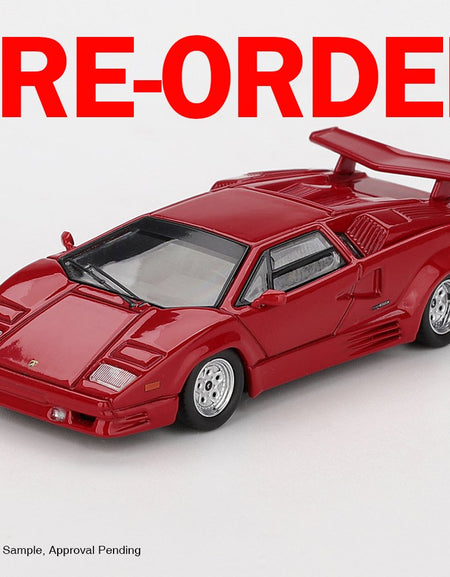 (Pre-order) MINI GT #1192 Lamborghini Countach 25th Anniversary Red Model Car