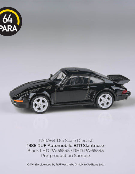 PARA64 1/64 1986 RUF BTR Black RHD Diecast Model Car