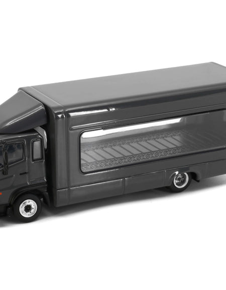 Tiny City Die-cast Model Car - HINO500 Covered Vehicle Transporter (Grey)