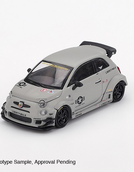 MINI GT #1064 Abarth 595 LB-WORKS x Abas Works Fighters Die-cast Car