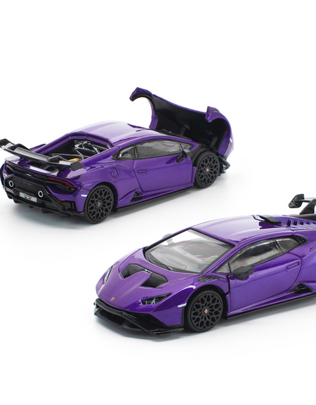 (Pre-order) POPRACE 1/64 POPRACE 1/64 LAMBORGHINI HURACAN STO VIOLA PASIFAE
