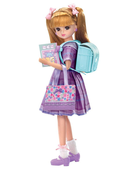 Takara Tomy Licca-chan Doll LD-08 Wakuwaku First Grader School Uniform Set Toy