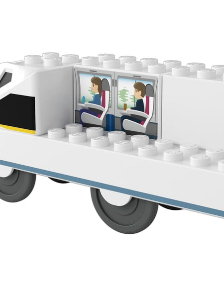 Takara Tomy Tomica Plarail Blocks White Stream set