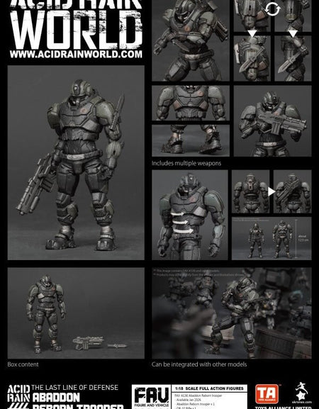 Acid Rain x Toy Alliance FAV-A136 Abaddon Reborn trooper Figure Set