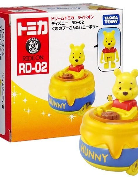 Takara Tomy Dream Tomica Disney Motors - Ride On #RD02 Winnie The Pooh