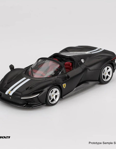 BBR 1/64 Ferrari Daytona SP3 Matt Black Diecast Model Car