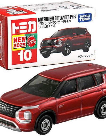 Takara Tomy Tomica Die-cast Car - 1/63 No.010 Mitsubishi Outlander PHEV