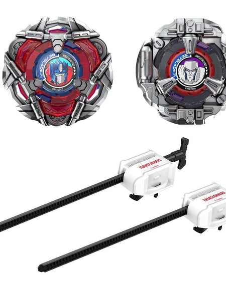 Takara Tomy Beyblade X BX-00 Optimus Prime 4-60P and Megatron Starter Pack Set