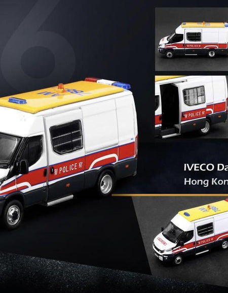 Tiny City 96 Die-cast Model Car - Iveco Daily Police Patrol Car TSD