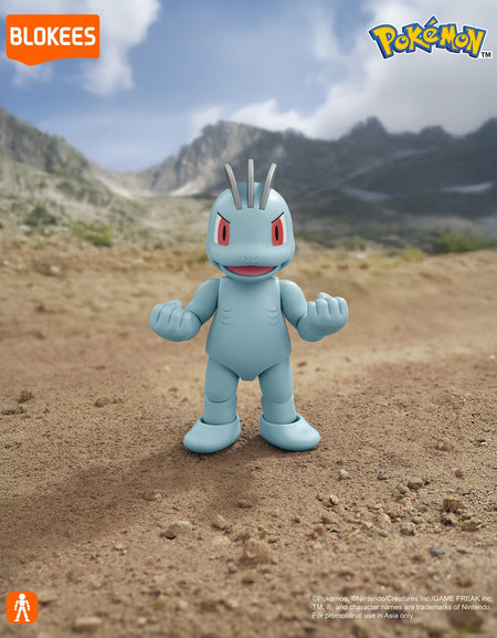 Blokees Pokemon Classic Version-S Fever Attack Series Mini Model Kit - Machop