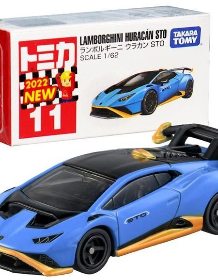 Takara Tomy Tomica Die-cast Car - 1/62 No.011 Lamborghini Huracan STO