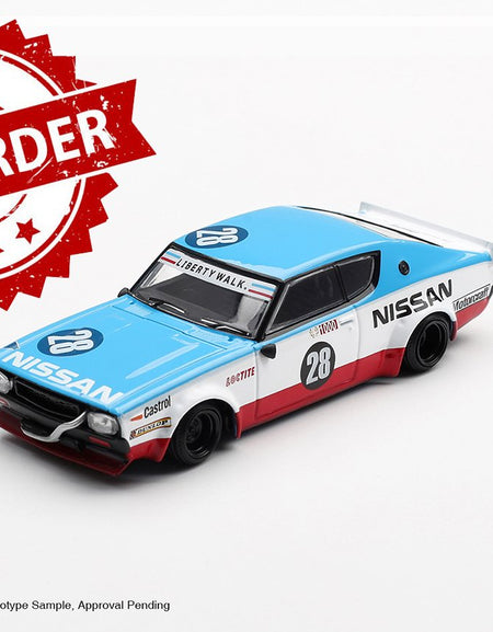 (Pre-order) MINI GT #1212 Nissan Skyline Kenmeri Liberty Walk Racing '75 concept