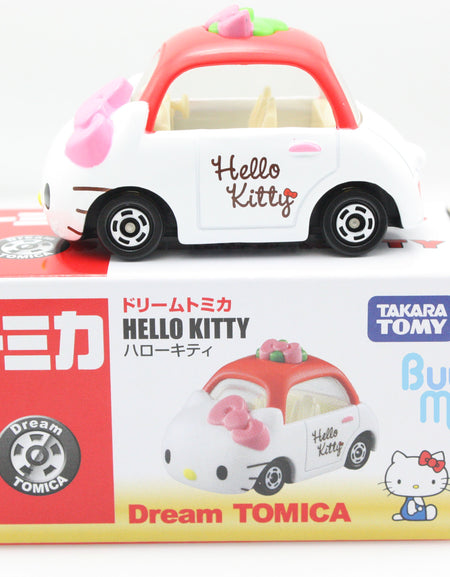 Takara Tomy Dream Tomica Hello Kitty White Red Special Mini Diecast Toy Car