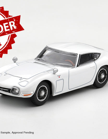 (Pre-order) Mini GT #1417 Toyota 2000GT Pegasus White RHD Diecast Model Car