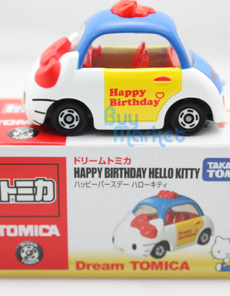 Takara Tomy Dream Tomica Hello Kitty Happy Birthday Asia Ver. Diecast Toy Car