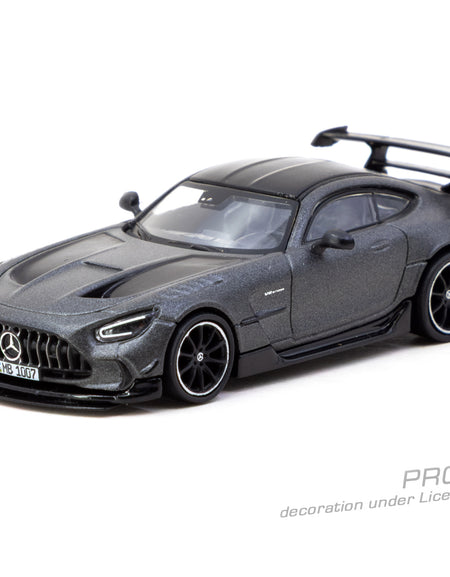 Tarmac Works 1/64 Mercedes-Benz AMG GT Black Series Grey Model Car