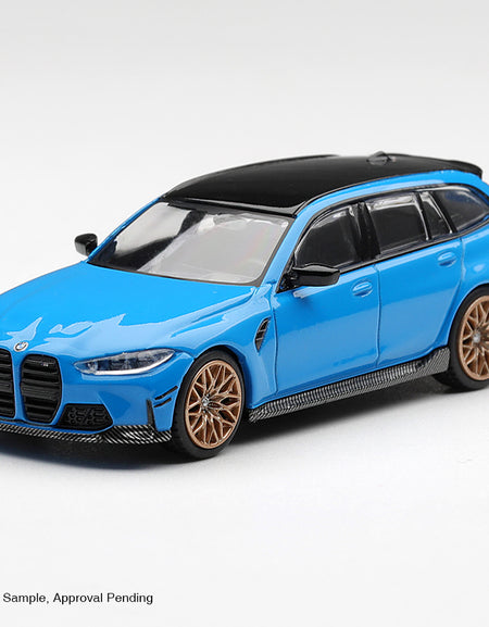 (Pre-order) Mini GT #1319 BMW M3 M Performance Touring Riviera Blue RHD