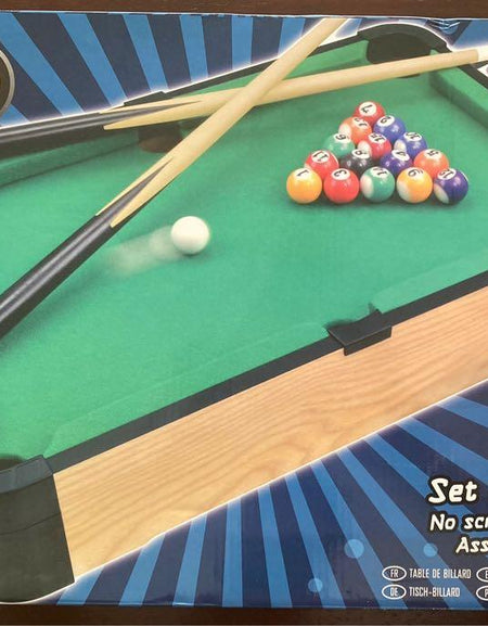 Tabletop Pool 16" (40cm) Mini Snooker Table Game