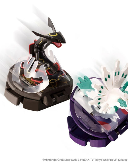 Takara Tomy Moncolle Battle Set Black Rayquaza VS White Zygarde 50% Figures