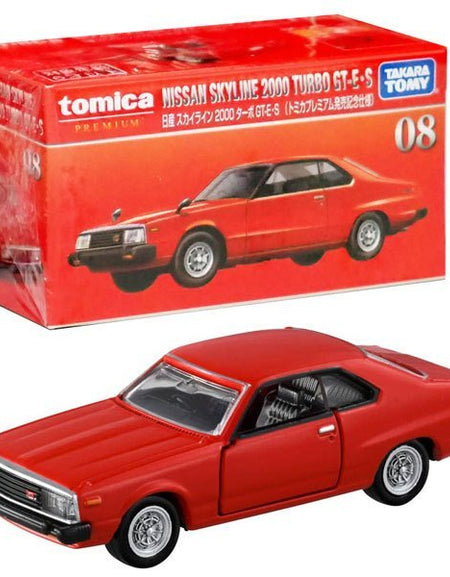 Takara Tomy Tomica Premium Diecast Car No08 Nissan Skyline 2000 Turbo GT-ES(1st)