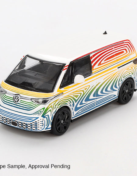 Mini GT #899 Volkswagen ID. Buzz Prototype "Rainbow" RHD Model Car