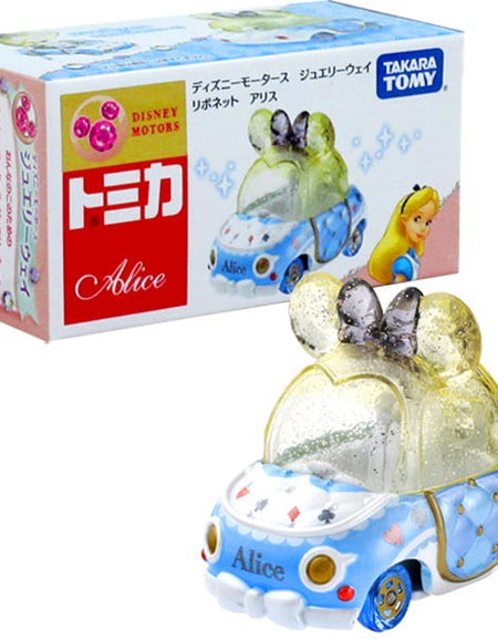 Takara Tomy Tomica Disney Motors Jewelry Way Ribbonet Alice Diecast Model Car
