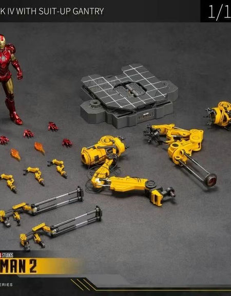 ZD Toys Marvel Avengers 1/10 MK4 & Suit-up Gantry Action Figure Set