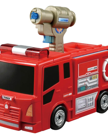 Takara Tomy Tomica World - Transform Fire Truck Fire Station (No Cars included)