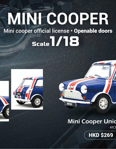 Tiny City 1:18 Diecast Model Car Mini Cooper Union Jack England