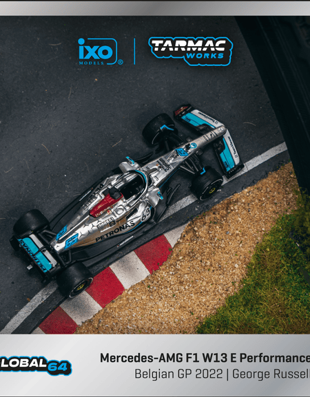 Tarmac Works 1/64 Mercedes-AMG F1 W13 E Performance Belgian Grand 02