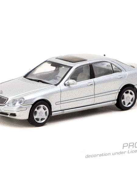 Tarmac Works 1/64 Mercedes-Benz S-Class Brilliant Silver Metallic