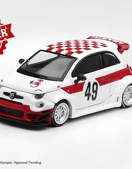 (Pre-order) Mini GT 1/64 #1325 Abarth 595 LB-WORKS x Abas Works 1000 Tribute LHD
