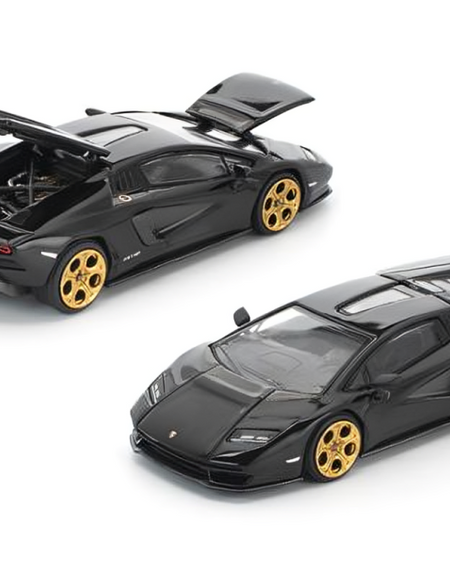 (Pre-order) POPRACE 1/64 LAMBORGHINI COUNTACH LPI 800-4 DEEP BLACK Model Car