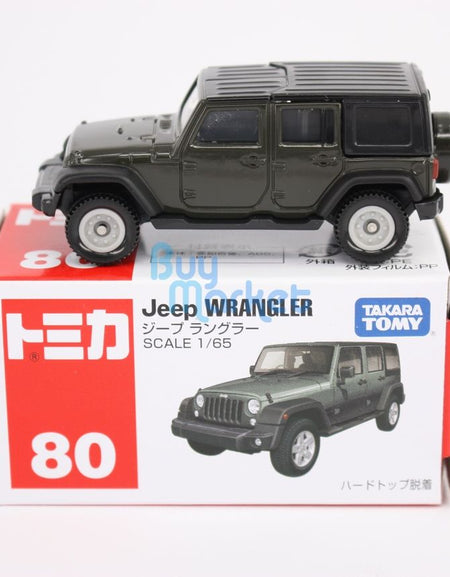 Takara Tomica Tomy #80 Jeep WRANGLER Black Scale 1/65 Diecast Toy Car