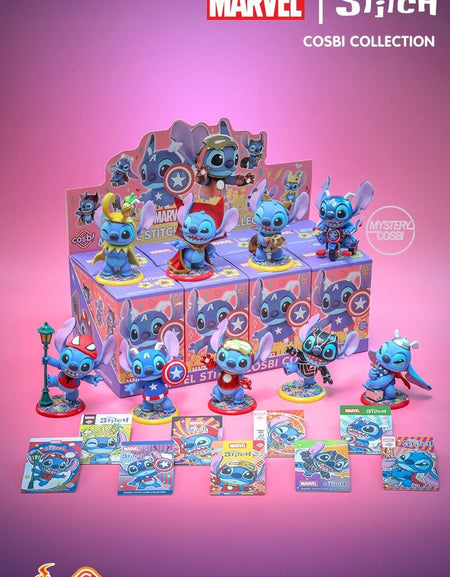 Hot Toys Marvel Stitch Cosbi Collection Bobble-Head Collection (Set of 8)