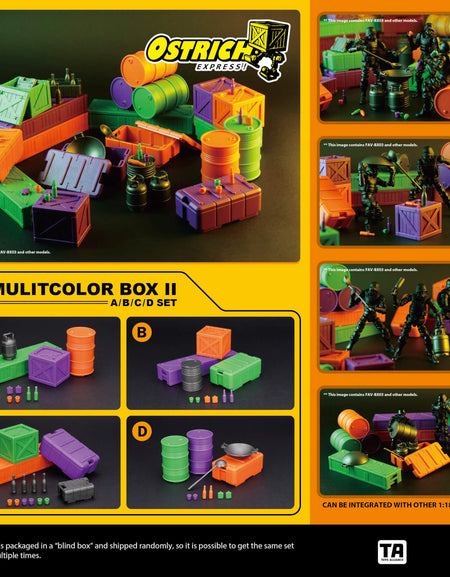 TOYS ALLIANCE x Acid Rain FAV-BX03 MULTICOLOR BOX II (A/B/C/D Set) 1:18