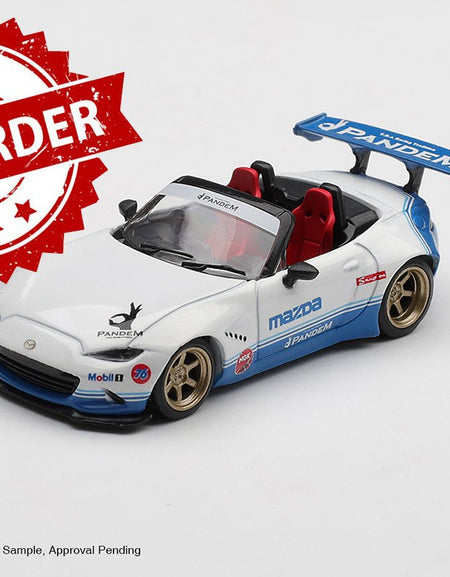 (Pre-order) MINI GT #1222 Mazda Miata MX-5 (ND) Pandem IMSA LHD Diecast Car