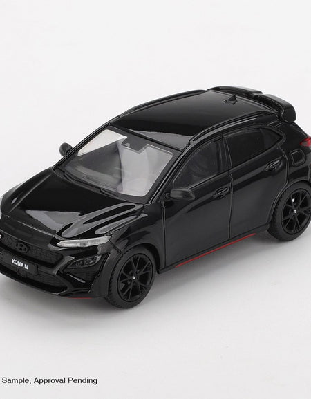 (Pre-order) MINI GT #1206 1/64 Hyundai KONA N Phantom Black Diecast Model Car