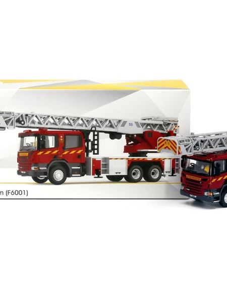 Tiny City 199 Die-cast Model Car - Scania HKFSD Turntable Ladder 55M (F6001)