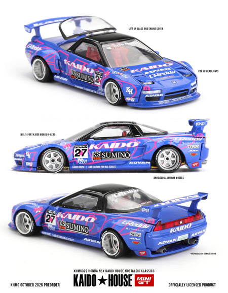 (Pre-order) Mini GT #322 Honda NSX Kaido House Nostalgic Classics Diecast Model