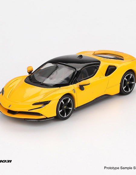 BBR 1/64 Ferrari SF90 Giallo Modena Diecast Model Car #BBRFER64031