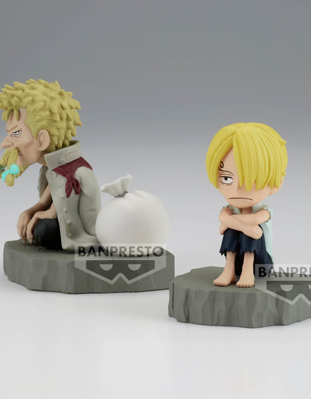 Banpresto ONE PIECE WCF WORLD COLLECTABLE FIGURE LOG STORIES SANJI & ZEFF Set