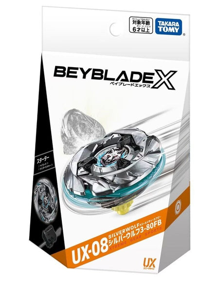 (Pre-order / Shipping Date: Jul 2026)Takara Tomy Beyblade X Starter UX-08 Silver Wolf 3-80FB