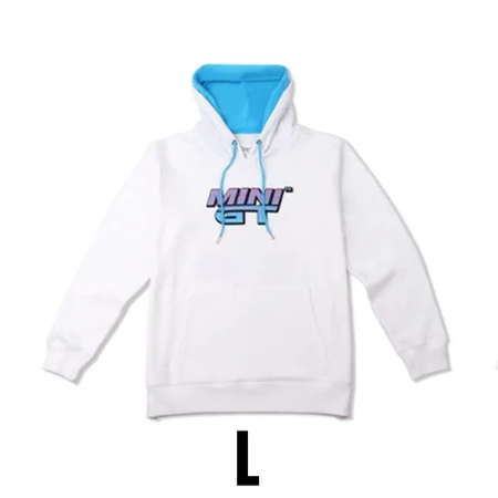 MINI GT Official MINI GT Pullover Hoodie - LB Kuma White L Size For Men & Women