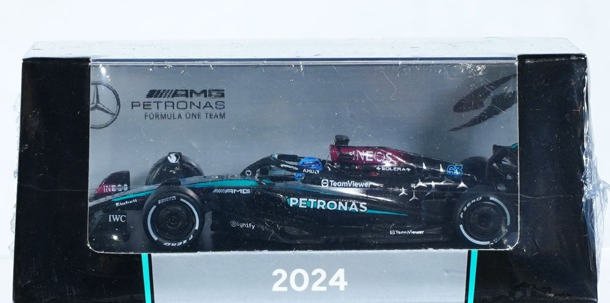 Sparky Mercedes-AMG PETRONAS F1 Team No.63 W15 E Performance 2024 George Russell