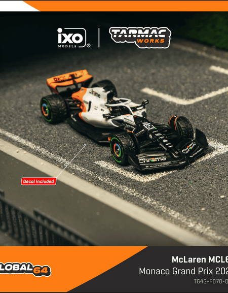 Tarmac Works McLaren MCL60 Monaco Grand Prix 2023 Oscar Piastri