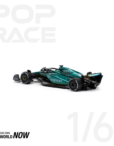POPRACE 1/64 ASTON MARTIN AMR23 LANCE STROLL Diecast Model Car