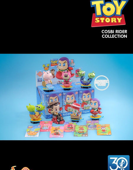 Hot Toys Toy Story Cosbi Rider Bobble-Head Figure Collection (Set of 6)