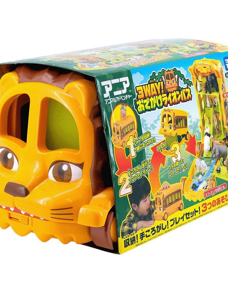Takara Tomy Ania 3way! Going Out Lion Bus can contain Mini figure (No figures)