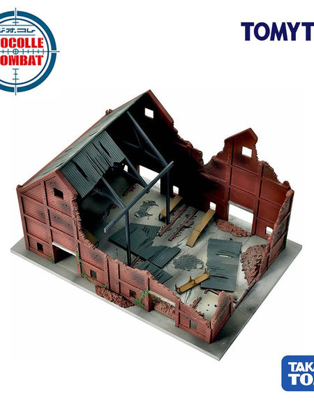 Takara Tomy TOMYTEC Diorama 1:144 - Dio Com-DCM12 Decayed Warehouse